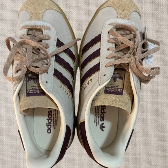GAZELLE BOLD W CREAM WHITE/MAROON/BEIGE - Picture 8 of 8